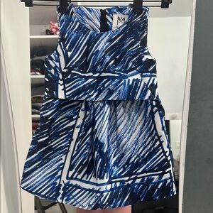 Milly Minis Blue and White Kids Dress